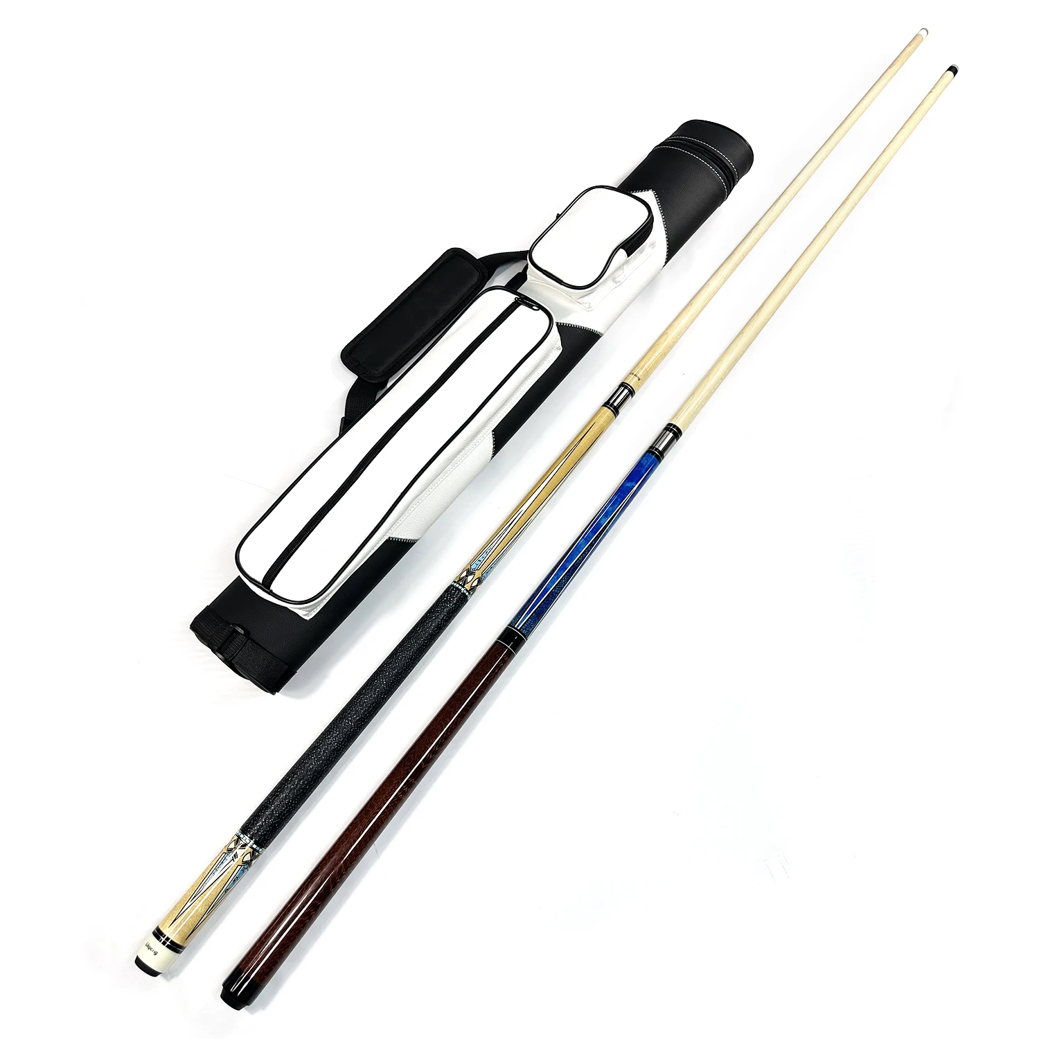 

Billiards Game Player Combo Pool Cue Set with Top Quality Canadian Maple Wood Pool Cue,12.5mm Tip,One Cue Bag & Jump Break Cue