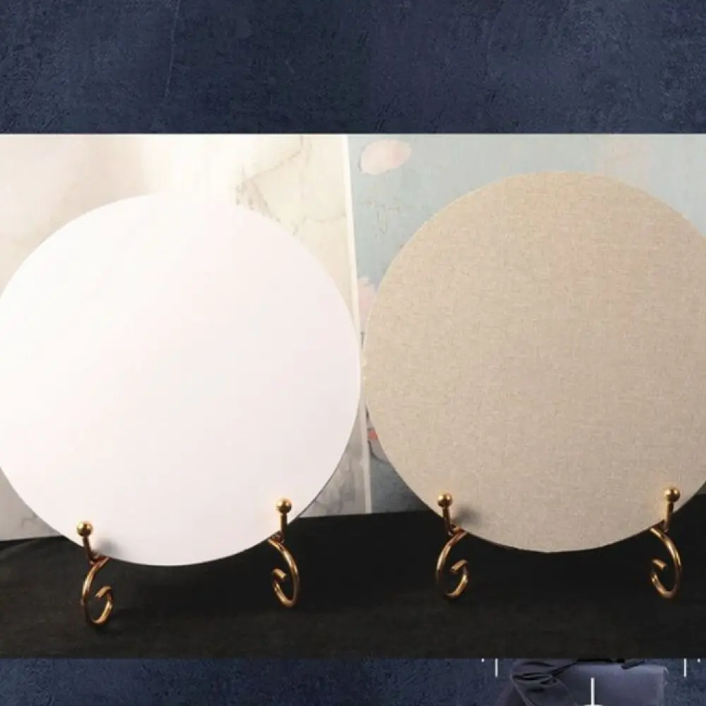 Premium Waterproof Linen Canvas Panel For Cloisonne Enamel Crafting DIY Handmade Art Supplies Decorative Painting Board Base