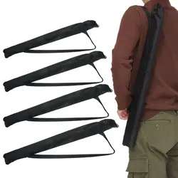 With Shoulder Strap Umbrella Storage Bag Fishing Rod Bag Foldable Black Sticks Holder Anti-Dust Protective Covers Outdoors