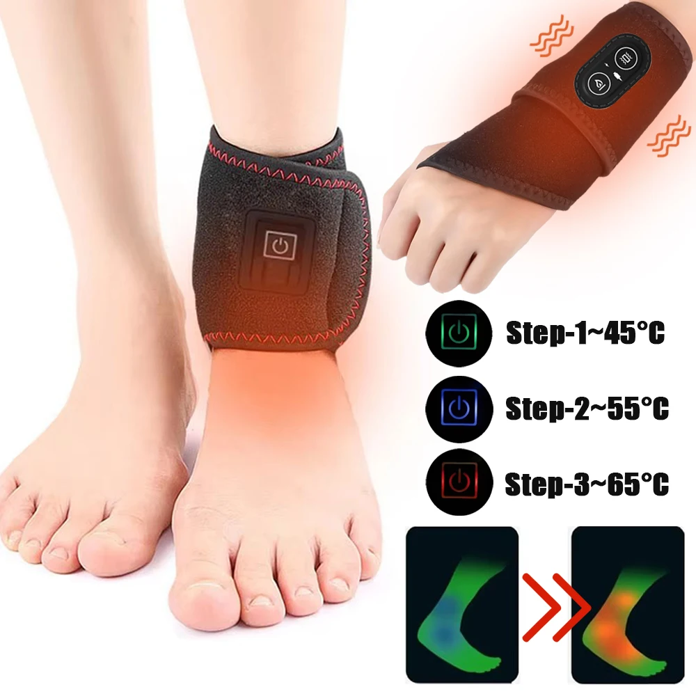 

Electric foot and hand massager can vibrate and heat the ankles and ankles, and the bracket joints are portable, which can relax