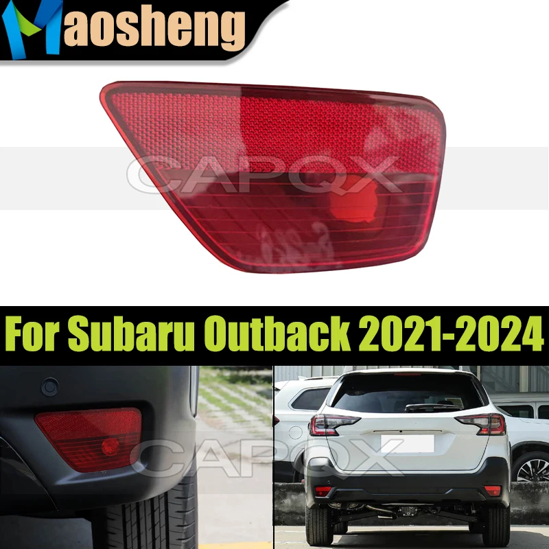 Rear Bumper Fog Lamp Reflector Light Without Bulbs For Subaru Outback 2021 2022 2023 2024 Rear Brake Fog Lamp Light