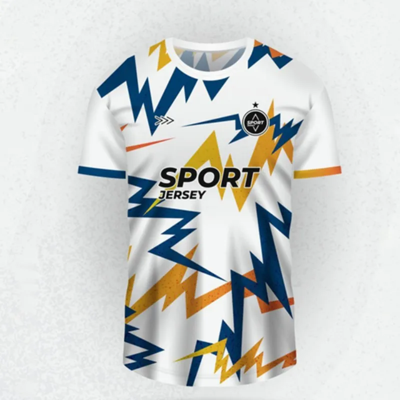 Latest Fashionable Sports Logo Jersey Football Badminton Short Sleeve Running Unisex T-shirt Breathable Quick Drying O-neck Tops