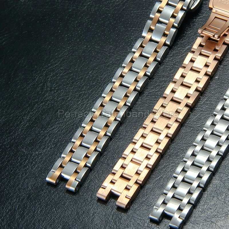 لتيسو بيليسيما سيدة صغيرة T126207A ملحقات ساعة من الفولاذ المقاوم للصدأ واجهة خاصة صلابة قوية عمر خدمة طويل