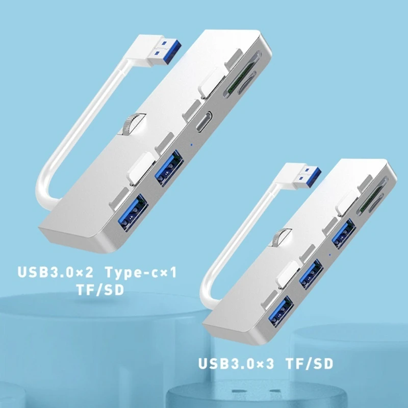 5 In 1 For Imac USB 3.0 HUB With USB3.0 PD TF/SD Reader Card Usb Splitter For 2012-2019 OS X 10.6 And Higher Versions