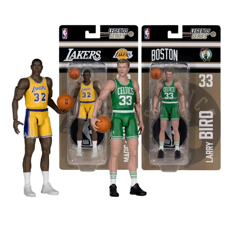 マクファーレンNBA Legends シリーズ1 フィギュア3体セット Mcfarlane Toys NBA 6in Articulated Figures Larry Bird/ Earvin
