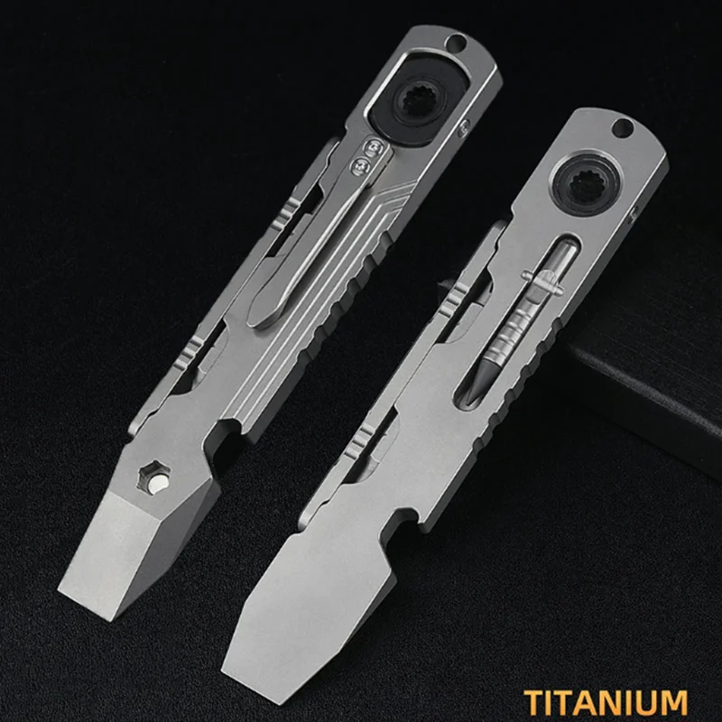 Imagem -05 - Limited Multifunction Ratchet Wrench Liga de Titânio Crowbar com Gyro Push Card Pry Bar 635 Milímetros Batch-head Sleeve 132 Milímetros