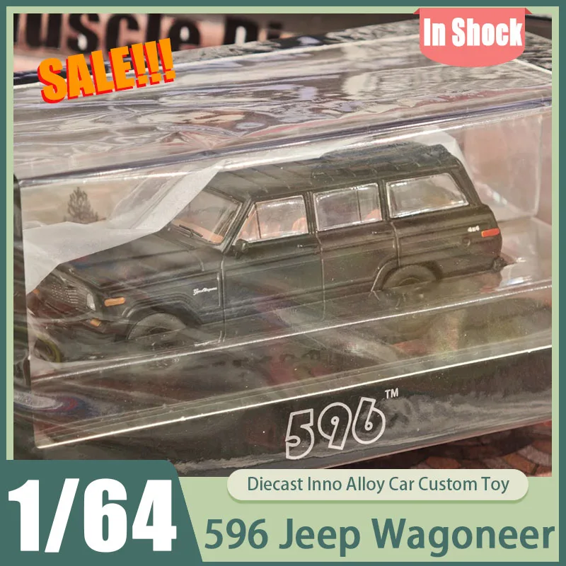 

New In Shock 596 Jeep Wagoneer Model 1:64 American Classic Off-Road Suv High Detail Diecast Collectible Model Toys Gifts Boy Toy