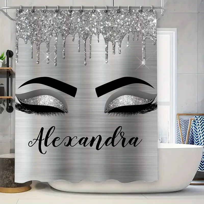 

Занавеска для душа с принтом сердца любви, розовый, красный дизайн, водонепроницаемая ткань для украшения ванной комнаты, размер настраиваемого (59 символов)