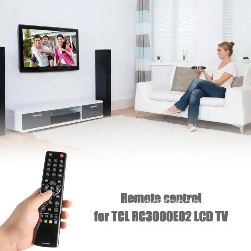 

Universal Smart TV Replacement Remote Control for TCL RC3000E02 LED LCD TV
