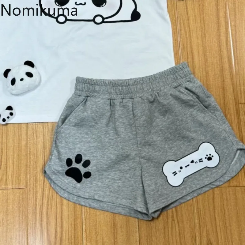 

Cotton Shorts Feminino 2025 Women Clothing Fashion Summer New Bottoms Japanese Cute Trousers Casual Pantalones Cortos De Mujer