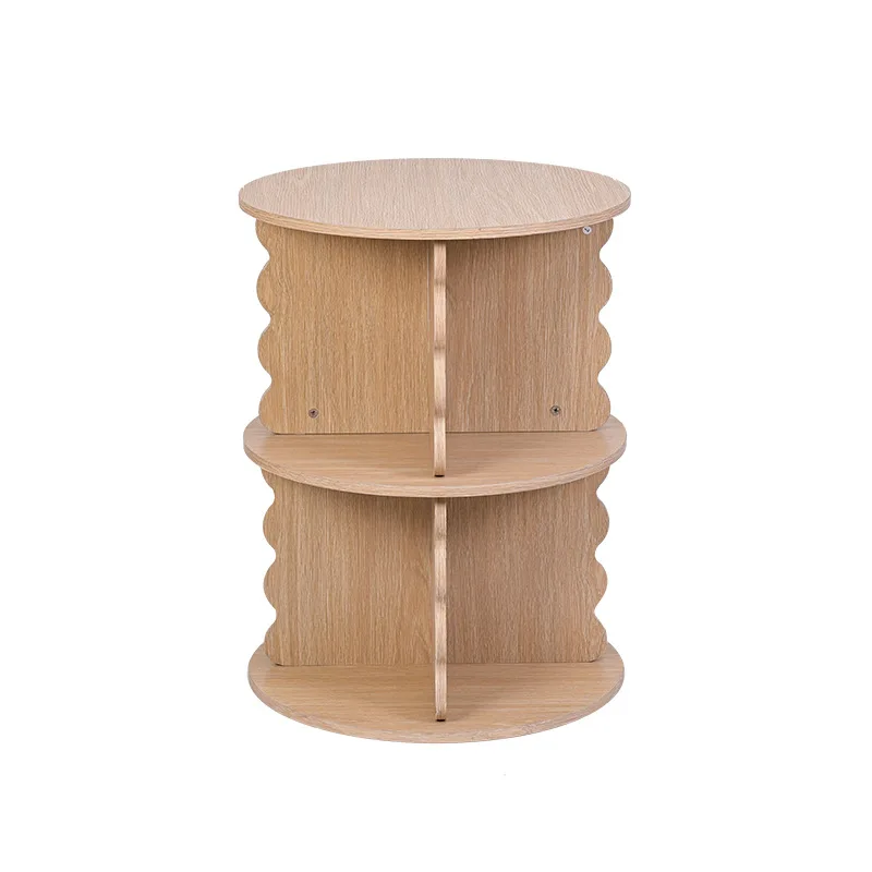 رف كتب جديد دوار 360 درجة، خزانة كتب منزلية بسيطة للطلاب، رف تخزين متعدد الطبقات لغرفة النوم #1