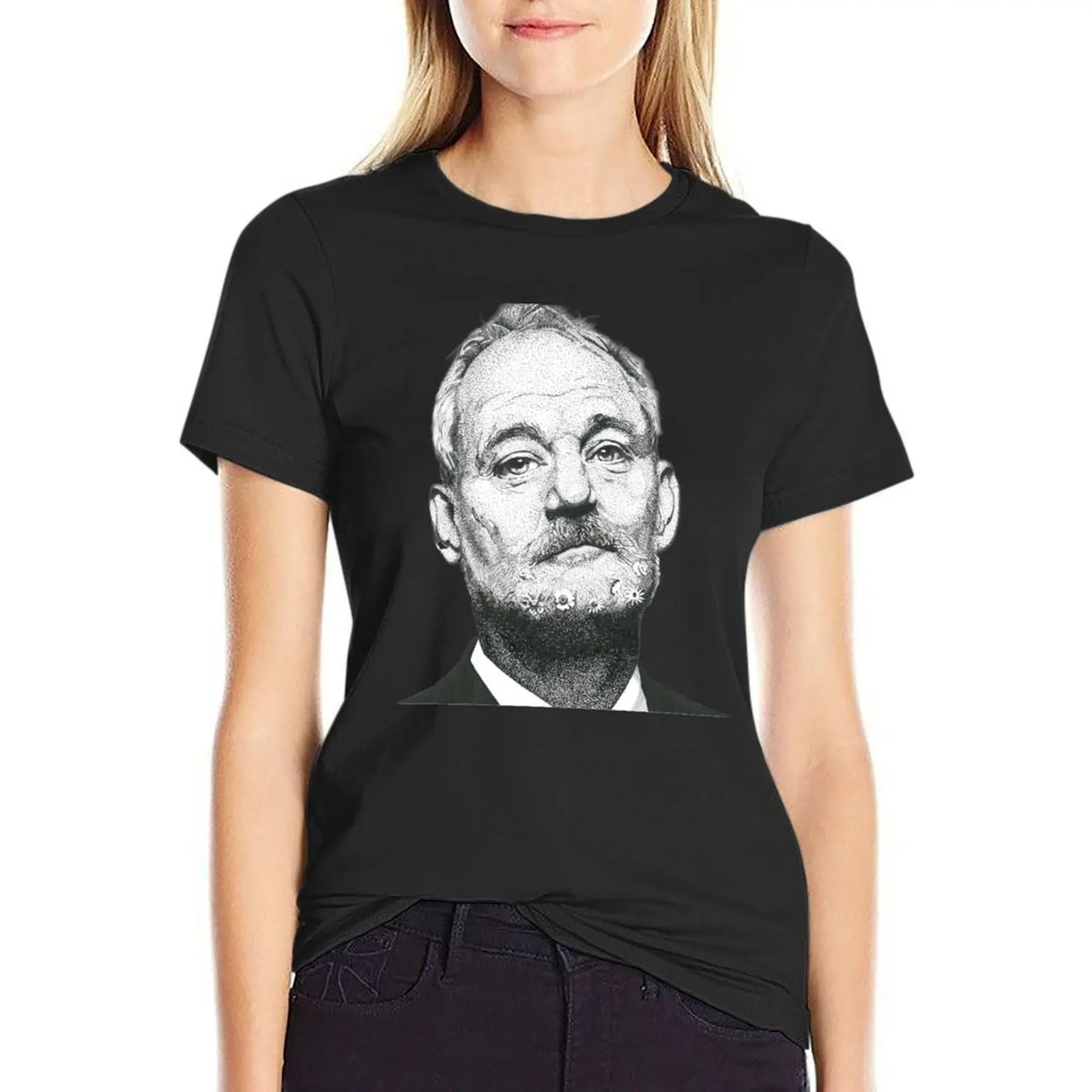 

Bill Murray T-Shirt Female clothing Blouse Short sleeve tee tshirts for Women