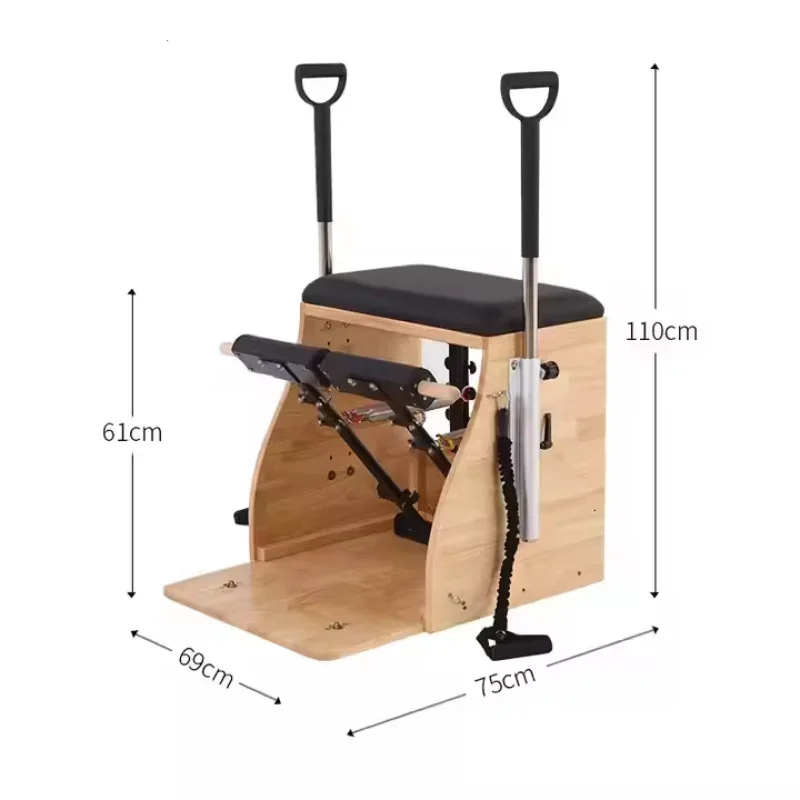 

NaruhitoCommerical Wholesale Price Home Gym Fitness Pilates Reformer Machine Yoga Combo Wooden Chair Pilates Chair