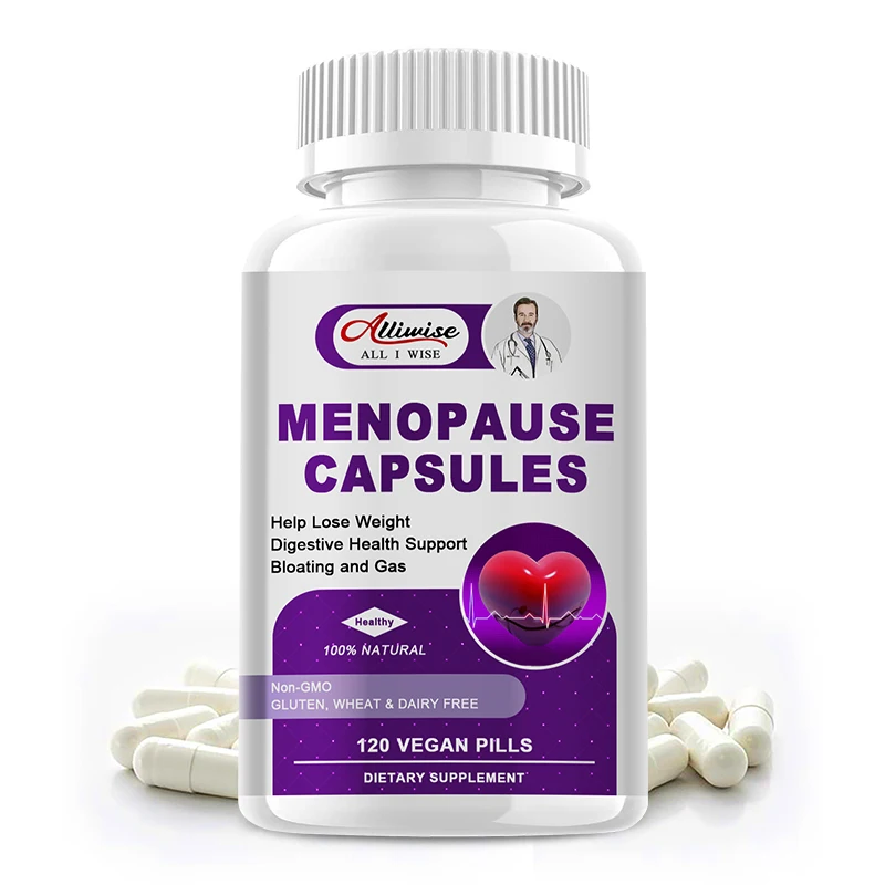 

Alliwise Regulates Women's Hormone Balance MENOPAUSE Relief Capsules Hormonal for Night Sweats Disturbed Sleep & Mood Swin