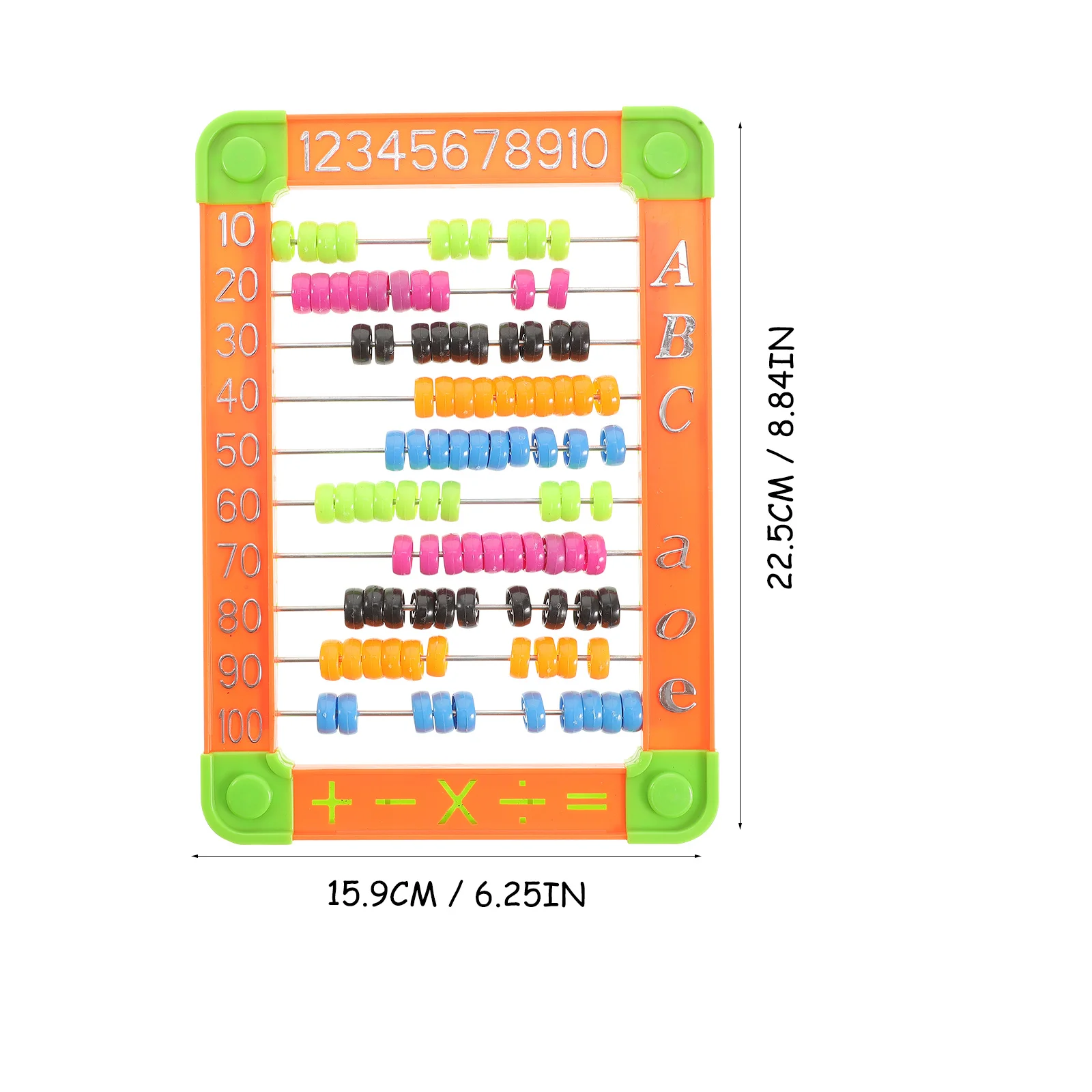 1 قطعة طفل المعداد الرياضيات التعليمية العد حامل البلاستيك التعلم المبكر حساب أداة لعد التنمية المعرفية