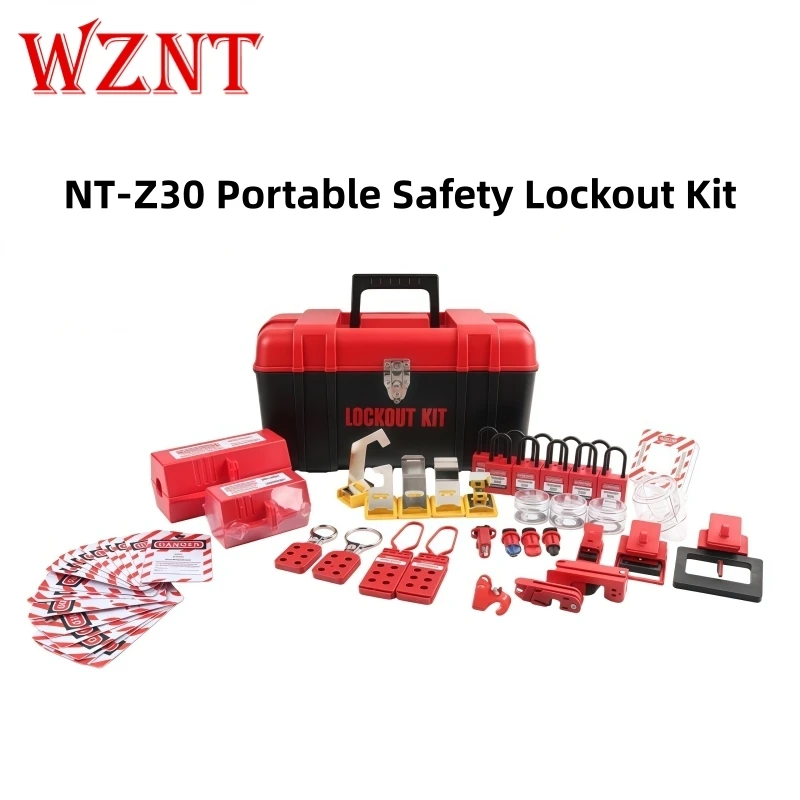 Luxury Electric Isolation Safety Lockout Set 57-Piece Industrial Electrical Maintenance Lockout NT-Z30