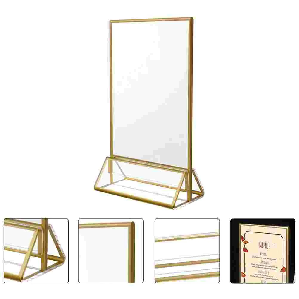 

Desk Card Sign Holders Price Label Show Rack Menu Desktop Board The Advertising Notes