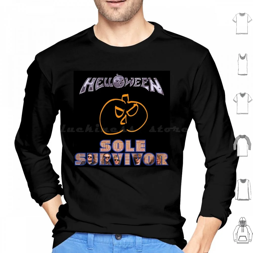 Helloween-Sole Survivor Singles Hoodies Long Sleeve Helloween German Power Metal Band Band