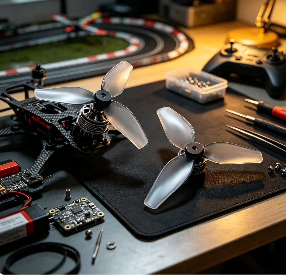 HQProp Ultralight Whoop Props for FPV Drone 1.2X1X3 1.2X1X2 31MM PC 1MM Shaft 2CW+2CCW 31mm Whoop Propellers