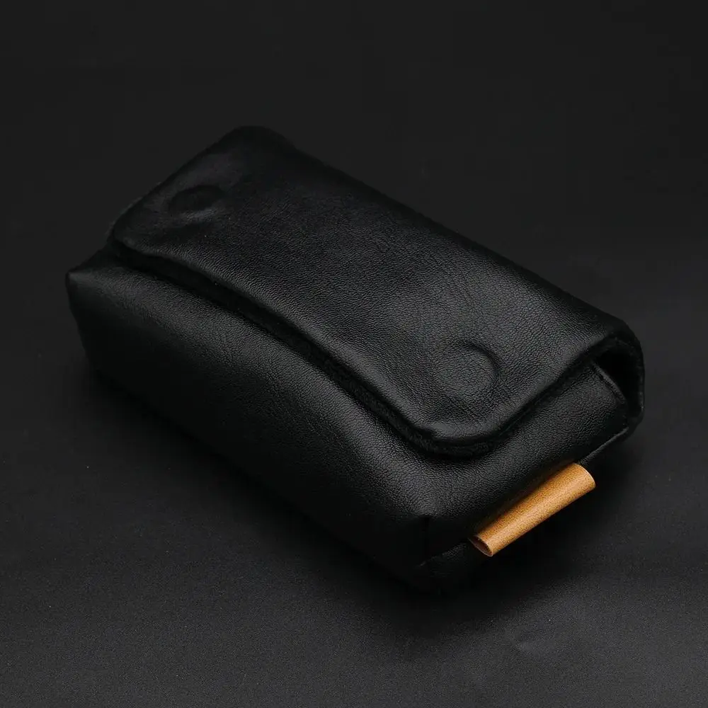 Portable PU Leather Camera Soft Case Lightweight Comfortable Camera Cover Bag Shockproof Fleecing Camera Storage Bag DSLR SLR