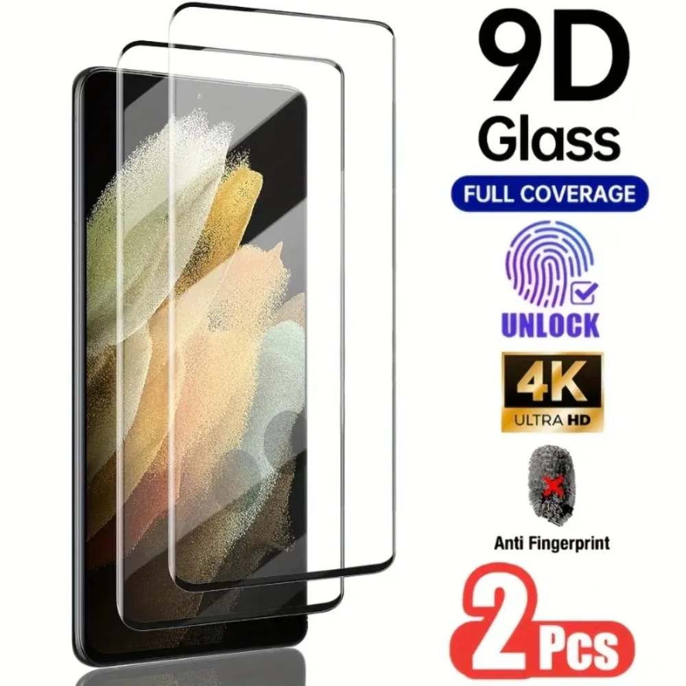 2Pcs Tempered Glass Screen Protectors Designed for Samsung galaxy S25 S24 Ultra S23 S22 S21 Ultra Plus S20 S25 S24 S23 FE Glass