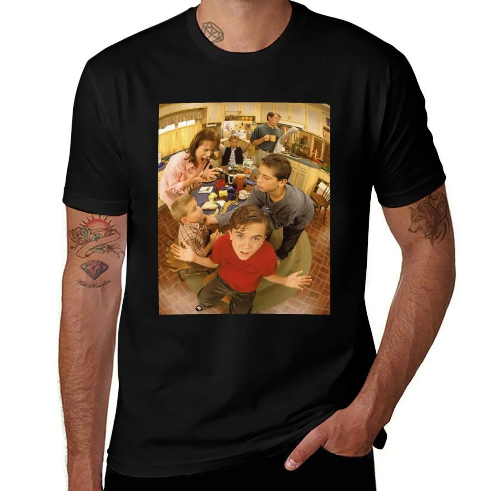 Malcolm in the Middle T-Shirt Sports Casual Short Sleeve Cotton Tee T-Shirt