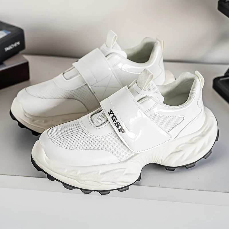 

MODX mesh fabric sports shoes, Velcro, Hong Kong-style niche thick-soled shoes, trendy and cool casual men's shoes