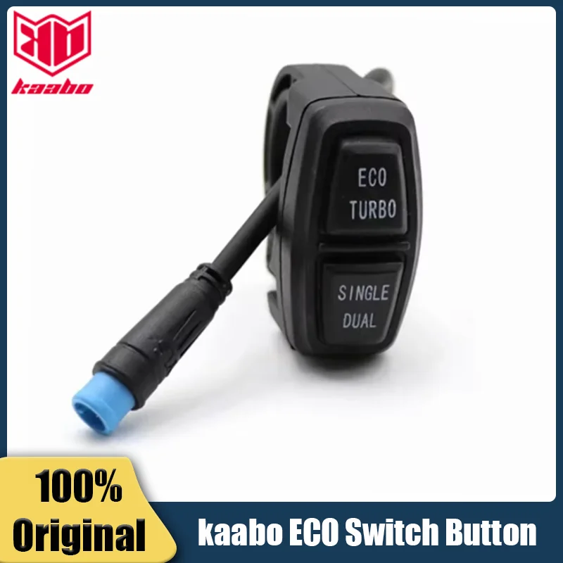 Original ECO TURBO SINGLE DUAL Switch Button Parts For Kaabo Mantis8 Mantis10 Wolf Warrior Electric Scooter Updated Accessories