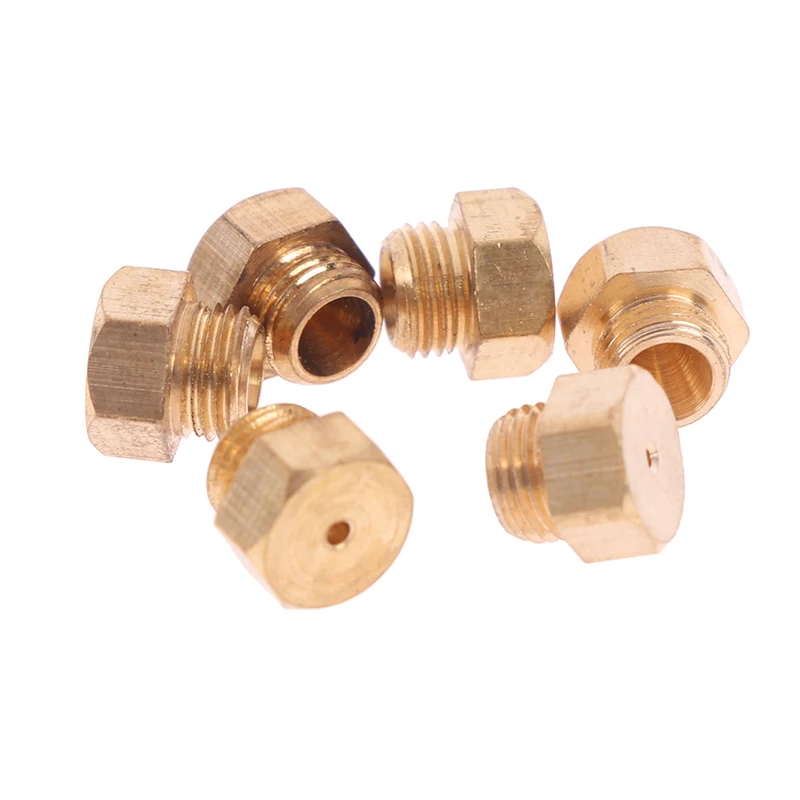 10PCS M5*0.75 LPG/NG Gas Water Heater Nozzle Jet 0.7mm 1.0mm Liquid And Natural Gas Water Heater Nozzle Jet Accessories