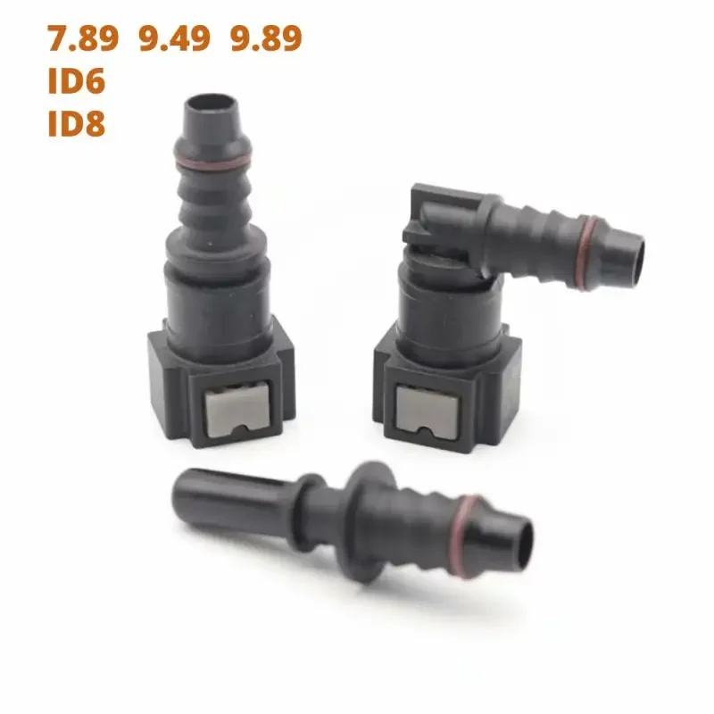 7.89 9.49 ID6 ID8 Car Fuel Line Quick Connector Rubber Fuel Pipe Hose Connect Fitting Tools Motorcycle Parts Car ToolAccessories