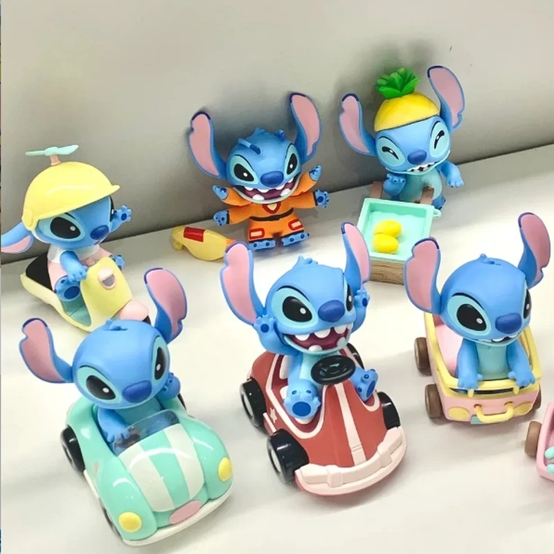 

Genuine Lilo & Stitch Trip Collection Series Blind Box Surprise Mystery Box Anime Desktop Ornament Toys Birthday Customized Gift