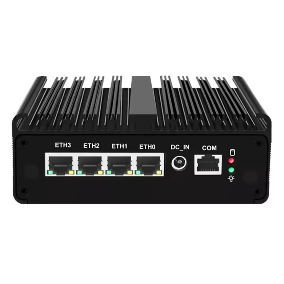 Nieuwe 4 LAN i226-V 2.5G Intel N150 N100 Mini PC Firewall Router Celeron N5105 N6210 NVMe Fanless Mini Computer Proxmox pfSense Box