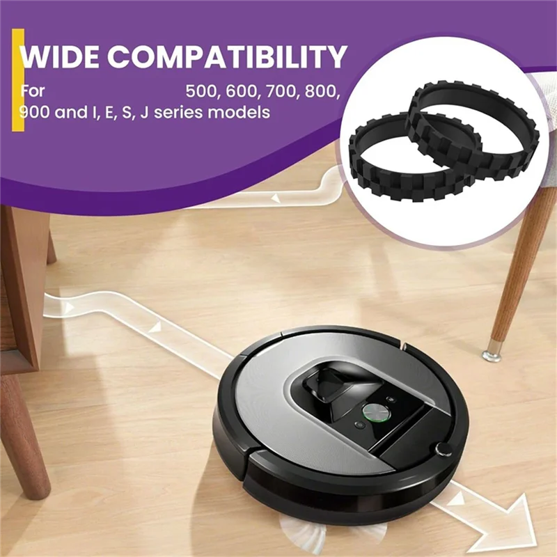 AC39-Irobot 5/6/7/8/9 スイーパーモップマシンホイールタイヤレザーに適しています
