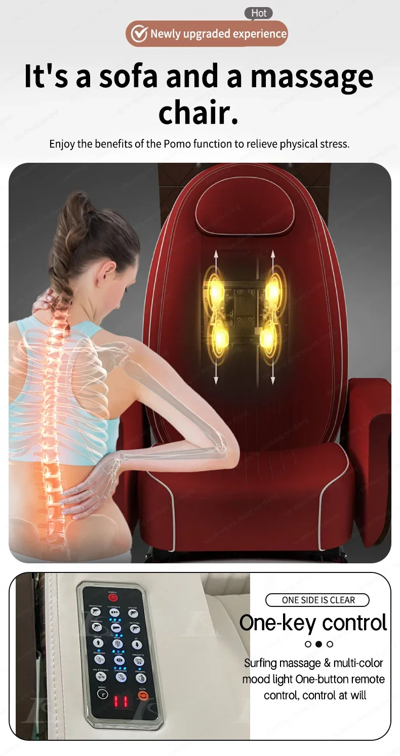 Luxuriöser Elektrischer Rückenmassage-Pedikürestuhl mit Fußbad Nagelstudio-Stuhl für SPA Maniküre Freizeitclub-Möbel – Detail 7