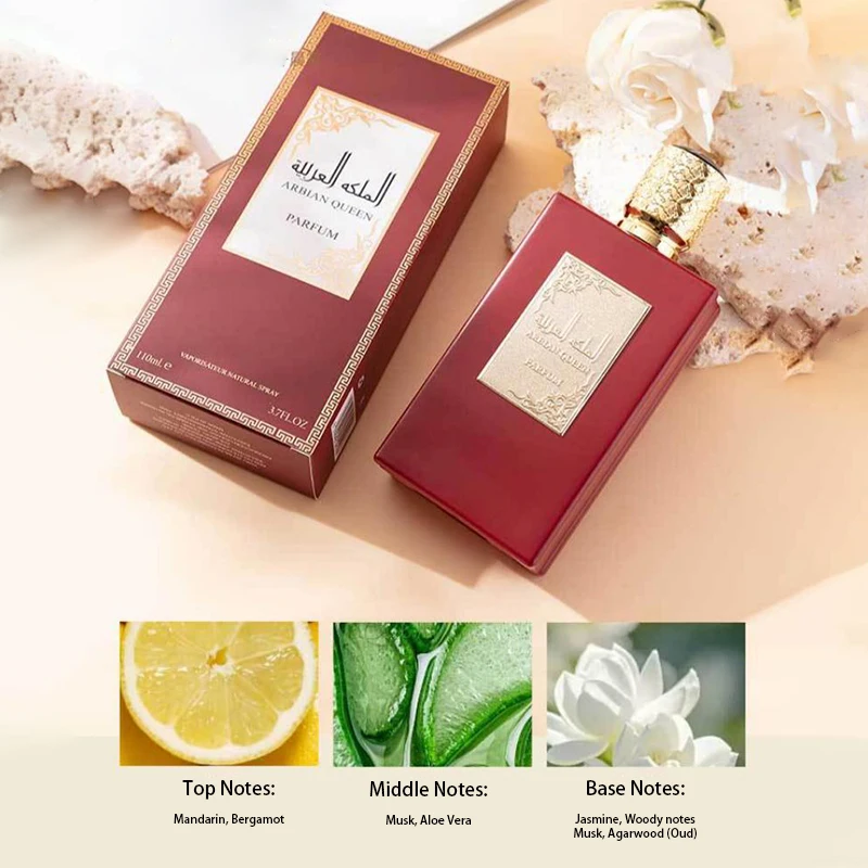 Arabian Princess Queen Unisex-Parfüm 100ml, Duftrichtung: Adlerholz, Zitrone, Bergamotte, Feige, Magnolie, zitrisch-blumig-holzig_voghion.com