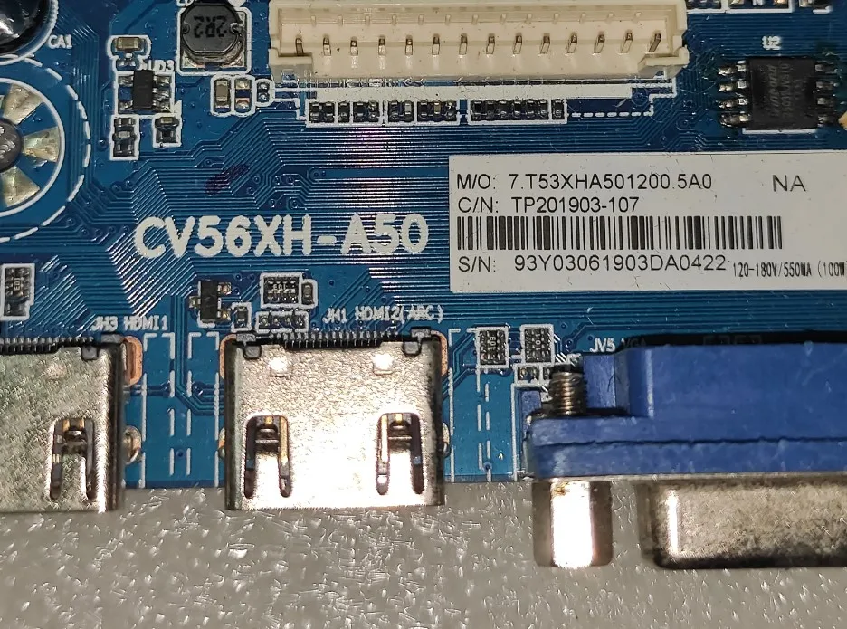 free shipping !!  CV56XH-A50  Three in one TV motherboard  Current voltage   550ma   120--180v 1000w   working good
