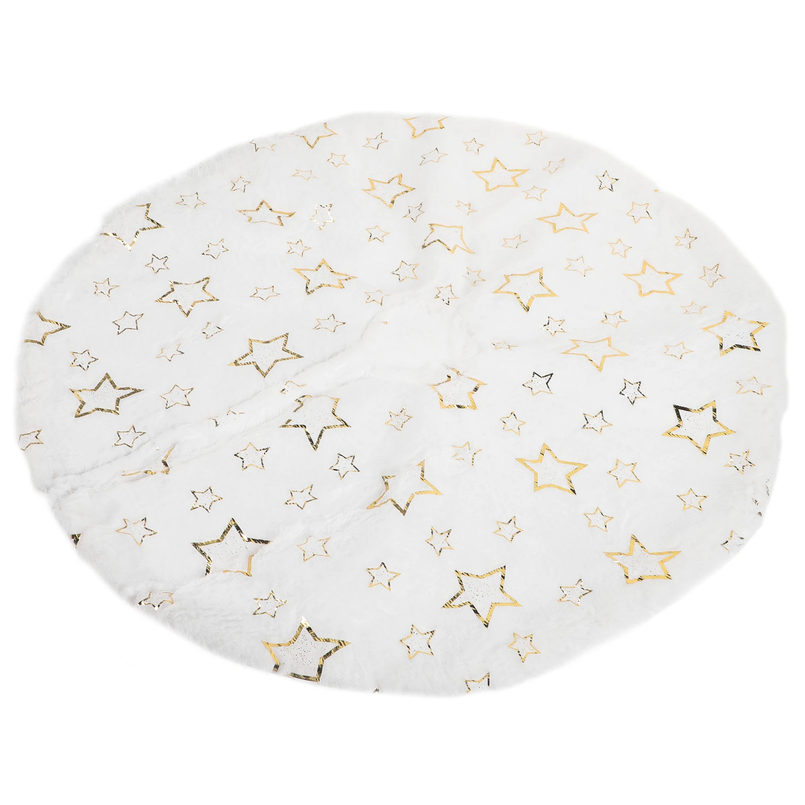 

White Holiday Decor Rug Skirt Protector Xmas Christmas Tree Skirt Base Xmas Tree Apron Decor