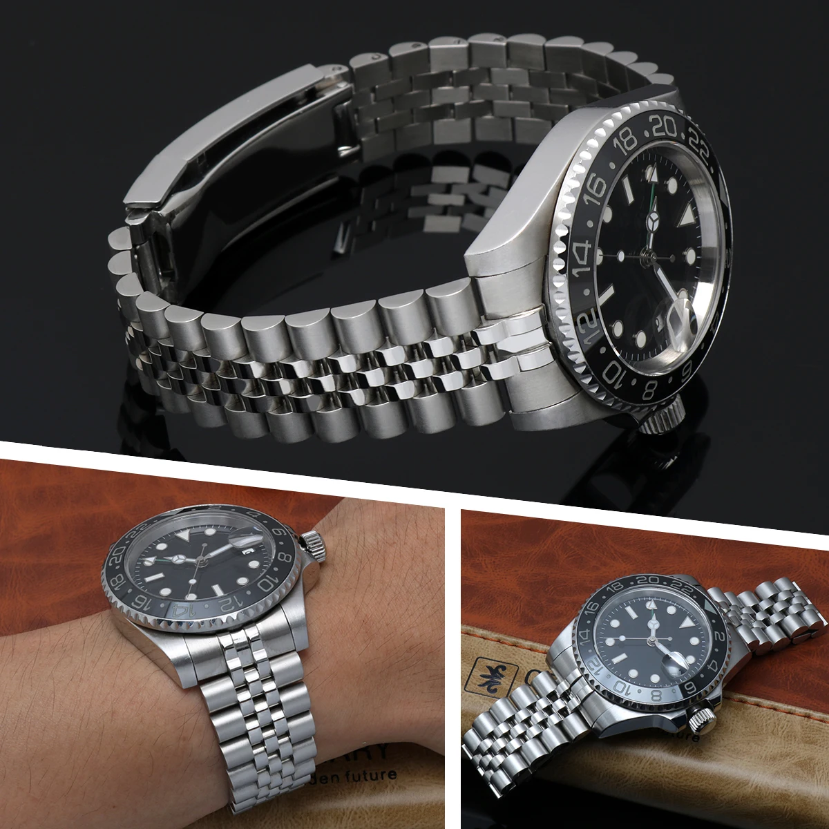 Watch Bracelet For Rolex Stainless Steel Men  Watch Accessories Watch Band Chain