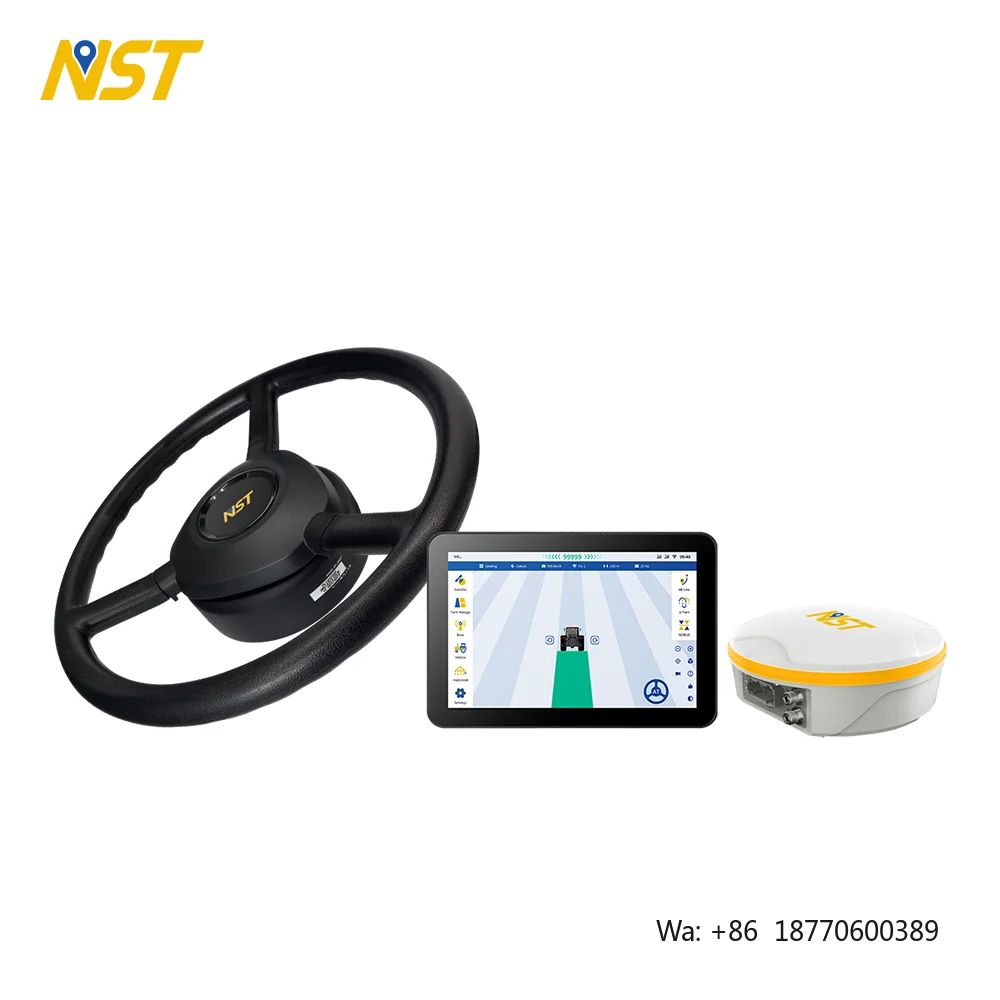 NST N600S GNSS GPS RTK Auto Steering System Tractors Agricultural Machinery Parts High-Precision Positioning & Navigation System