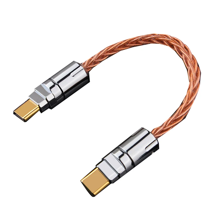 OTG Cable Adapter Type-C to Type-C Cable for Huawei/Samsung HiFi Portable DAC Headphone Amplifier OTG Audio Adapter