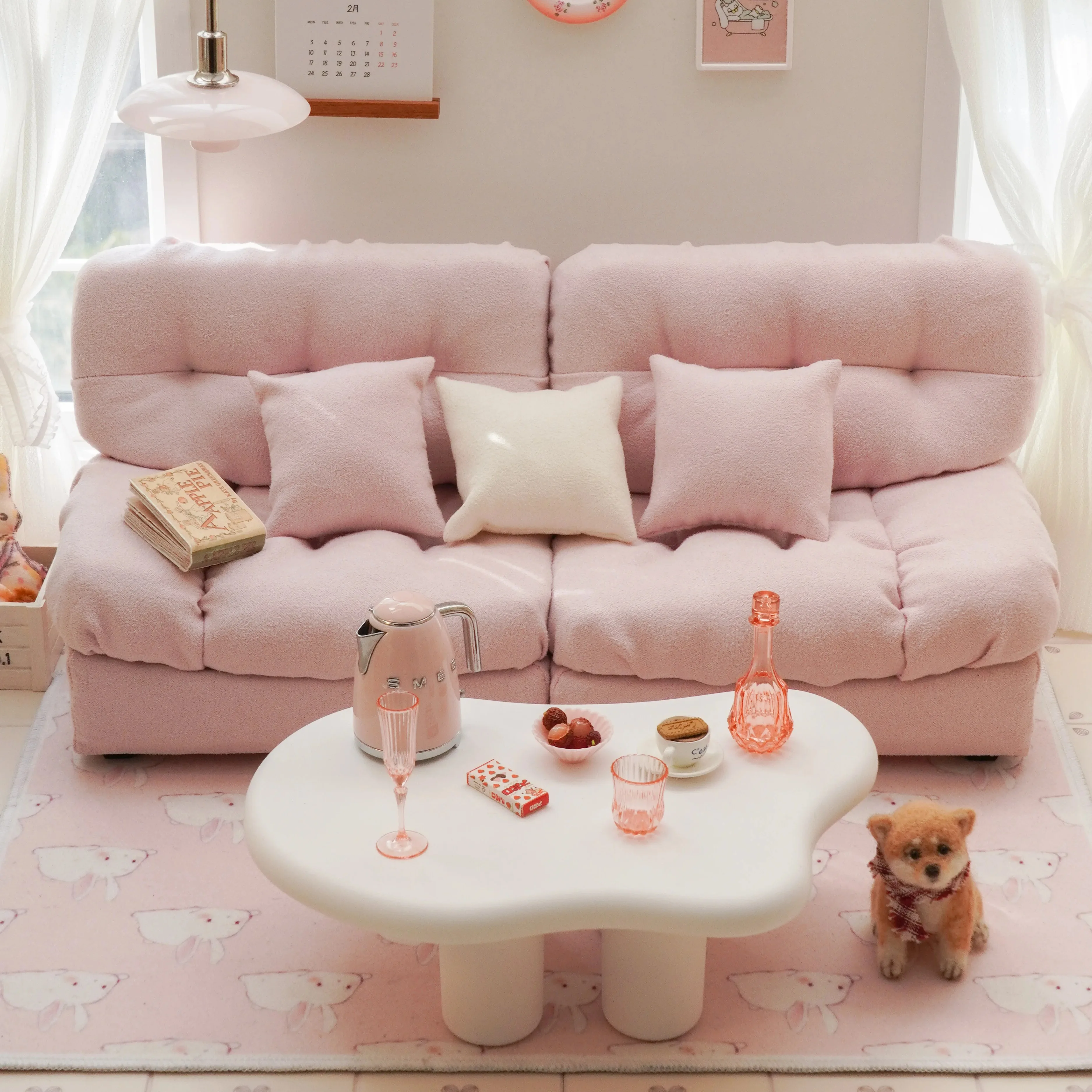 1:6 Bjd Ob11 Gsc Blyth Soldier Lol المنمنمات غرفة المعيشة طاولة خشبية دمية نموذج اكسسوارات الأثاث دمى صور ديكور