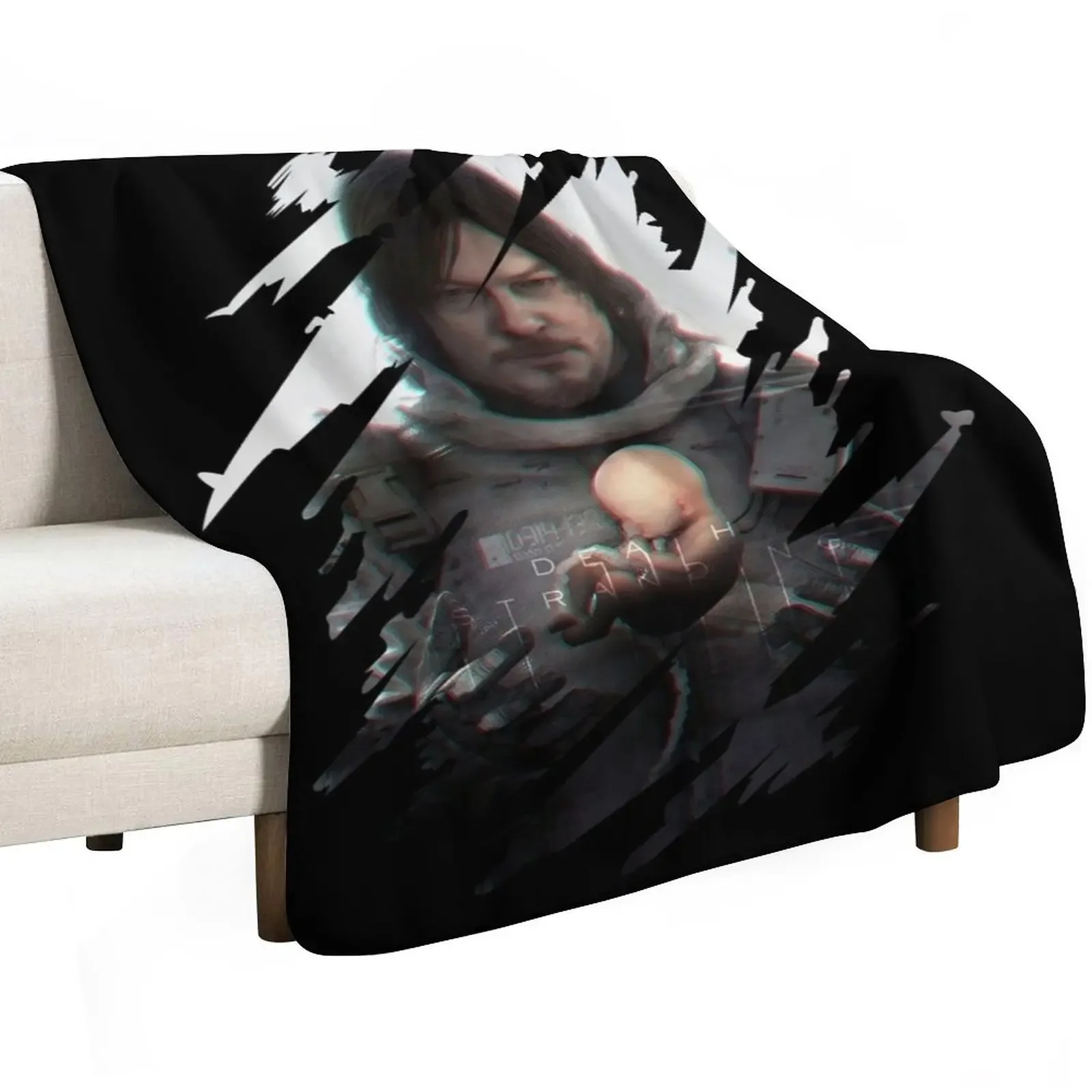 Death Stranding Throw Blanket anime Flannels Tourist funny gift manga blankets ands Blankets