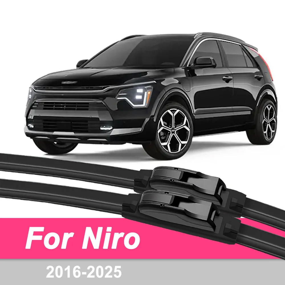 

Car Wiper Blades For KIA Niro 2016-2025 Front Windshield Wiper Blades 2PCS Window Cleaning Car Accessories 2017 2018 2020 2023