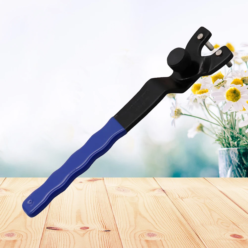 

Adjustable Angle Mill Wrench Rotation Nut Cemented Carbide Pin Spanner Handle for Electric Grinder Cutter Tool