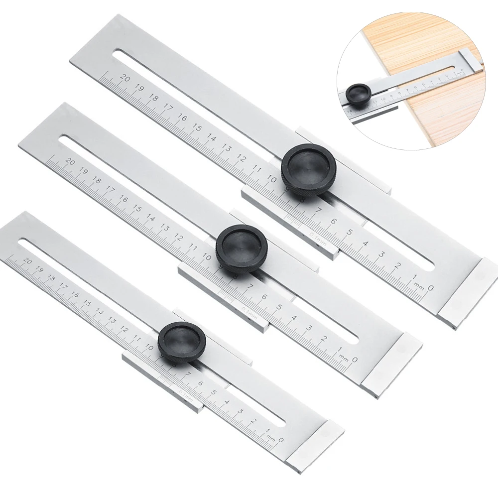 

Высокоточный маркировочный калибр для деревообработки 200 мм/250 мм/300 мм для измерения и маркировки при применении столярных работ и поделок