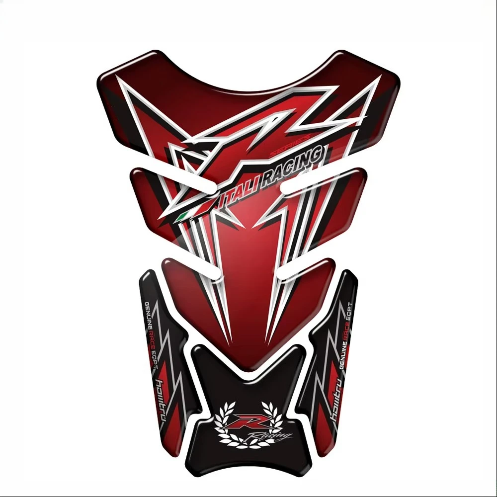 

For Aprilia Honda Kawasaki Suzuki Yamaha Triumph Motorbike3D Resin Motorcycle Tank Pad Sticker