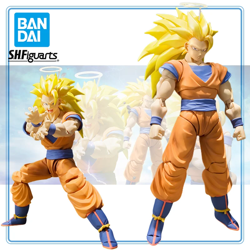 

BANDAI S.H.Figuarts 2025Original Dragon Ball Z Son Goku SSJ3 Anime Cartoon Garage Kit Model Decoration Gifts Toys Action Figure