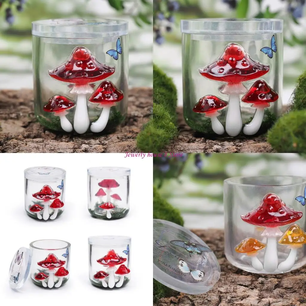 

Artistics Silicone Mould Set Mushroom Jar Crafting Accessories