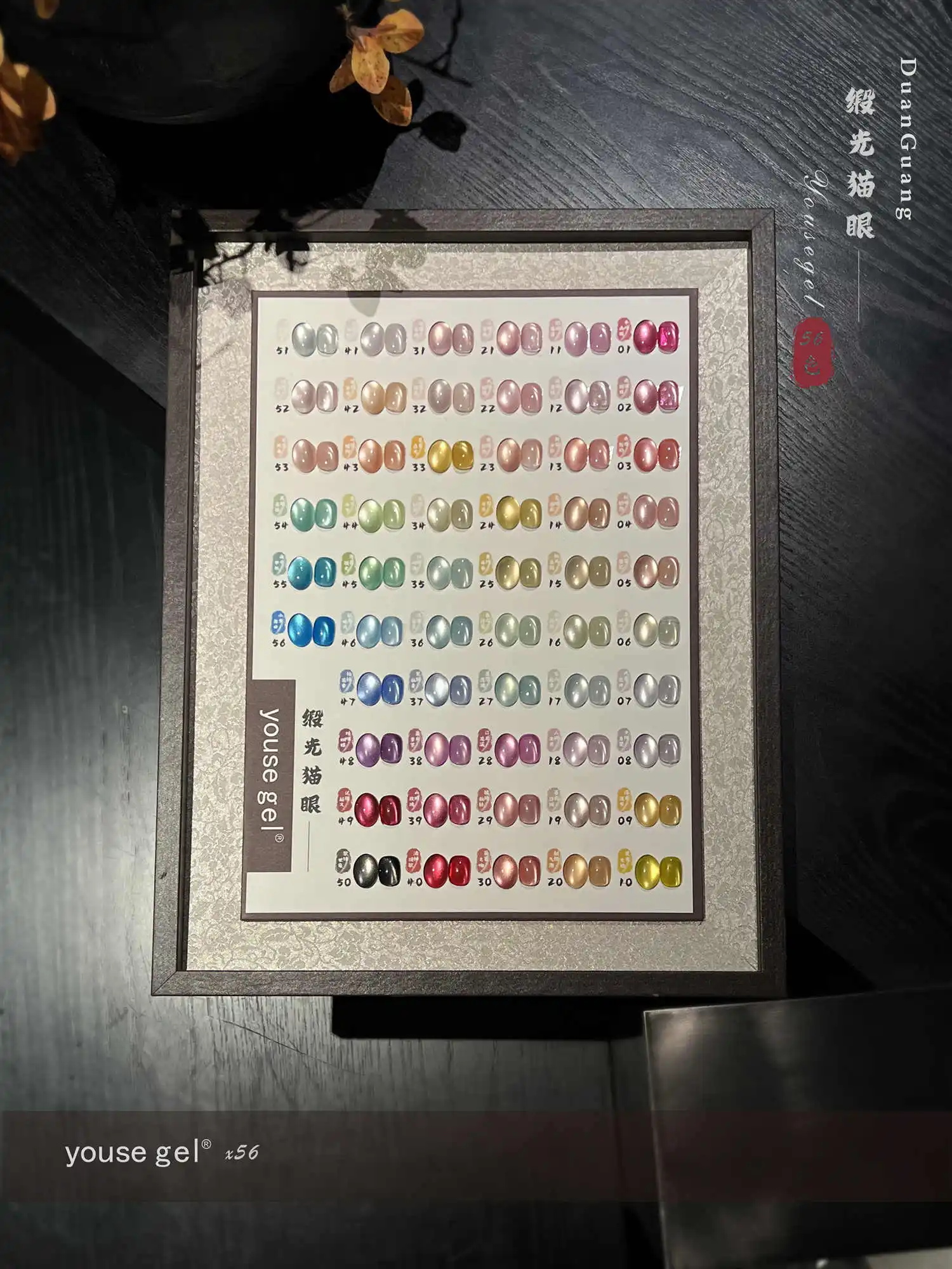 YOUSE High quality 56 colors Moonlight cat eye Nail gel set Nail salon 2025 New Hot sale Nail art kit Non-Eoxic Uv gel Wholesale