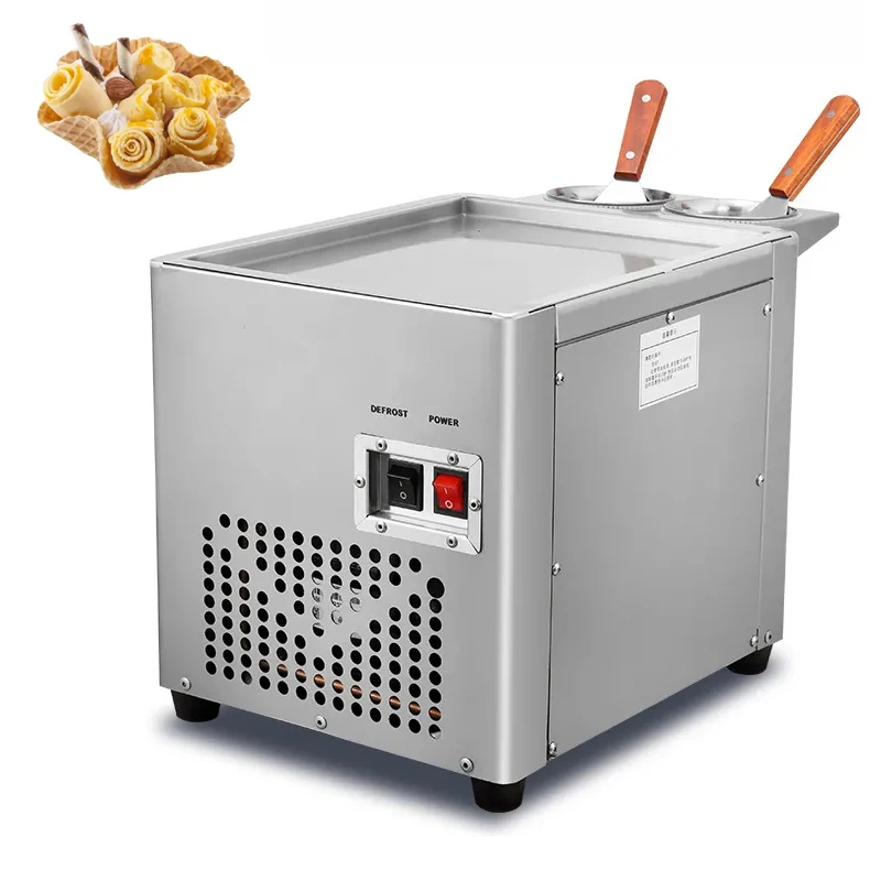 

Electric Fried Yogurt Maker Commercial Fried Ice Cream Maker Ice Cream Yogurt Roll Fried Smoothie Fruit Maker 220V